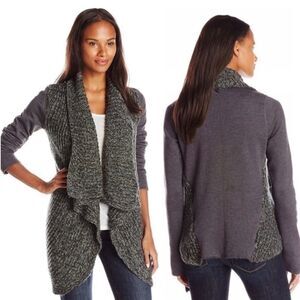 Prana Demure Gray Open Front
Cardigan Sweater Small